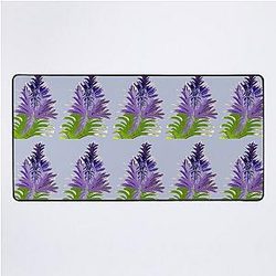 Purple Plant Desk Mat
