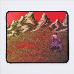 Purple Character Mouse Pad
