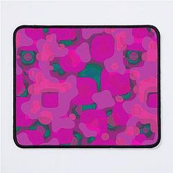 Organic purple flow abstract pattern Mouse Pad