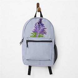 Purple Plant Backpack