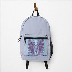 Painted Purple Leaves Backpack