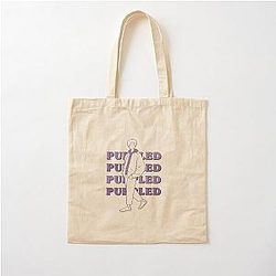 purple Cotton Tote Bag