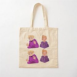 Purple Cotton Tote Bag