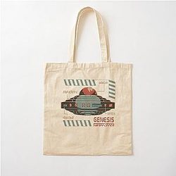 Purple Cotton Tote Bag