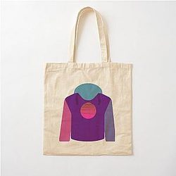 Purpled Cotton Tote Bag