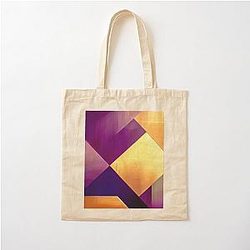 Royal Purple Cotton Tote Bag