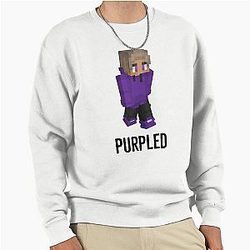 Purple SMP Minecraft Pullover Sweatshirt