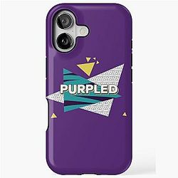 Purple Retro Gamer Art iPhone Case