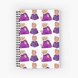 Purple Spiral Notebook