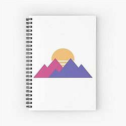 Purpled Merchuction Spiral Notebook
