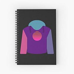 Purpled T-Shirt Spiral Notebook