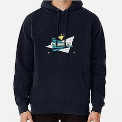 Purplered Retro Gamer Art Pullover Hoodie