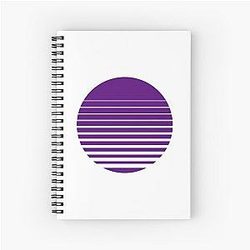 Purple Spiral Notebook