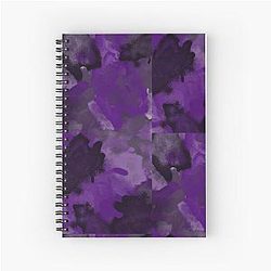 Purple Spiral Notebook
