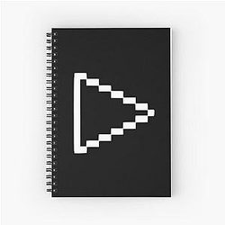 Purple HD Logo Spiral Notebook