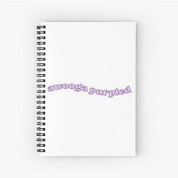 Purple Spiral Notebook