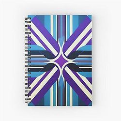Deep Purple Spiral Notebook