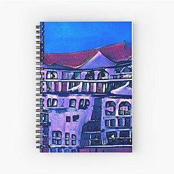 Purple Elsewhere Spiral Notebook