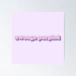 A Purple Poster