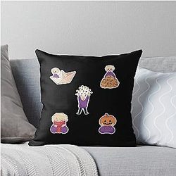 Purple Merch Throw Pillow