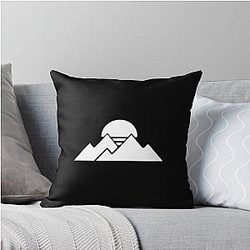 Purple HD Logo Throw Pillow