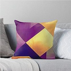 Regal Purple Throw Pillow