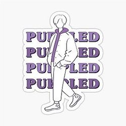 Purple Sticker