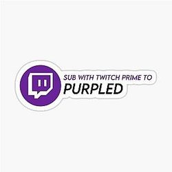 Twitch Prime Purple Sticker
