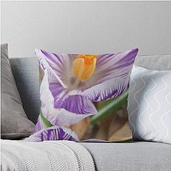 Purple Sweet Throw Pillow