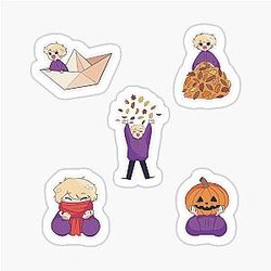 Purple Merch Sticker