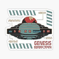 Purple Merch Sticker
