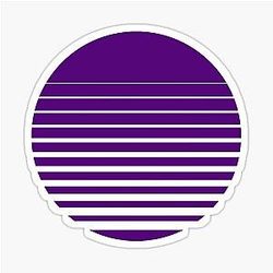 Purple Sticker