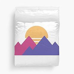 Purple Merch Logo Duvet Cover