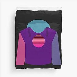 Purple T-Shirt Purple Duvet Cover