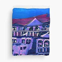 Purple Elsewhere Duvet Cover