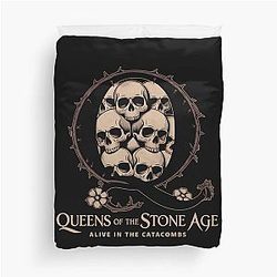 Queens of the Stone Age - Alive in the Catacombs Duvet Cover
