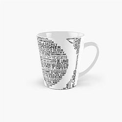 Queens of the Stone Age Song Titles in a Tall Mug