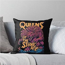 Queens of the Stone Age Throw Pillow