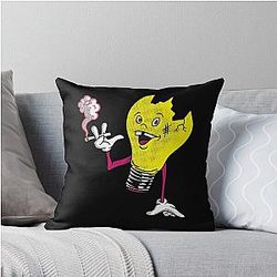 Vulga Queen of the Stone Age Throw Pillow