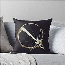 Queens of the Stone Age Villains Logo Throw Pillow