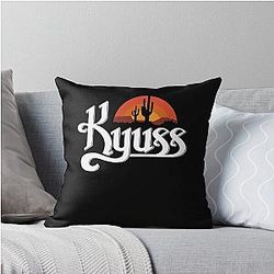 Kyuss to Queens of the Stone Age Throw Pillow
