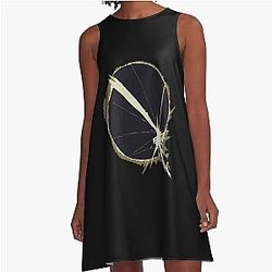 Queens of the Stone Age Villains logo queens A-Line Dress