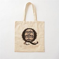 Queens of the Stone Age - Alive in the Catacombs Cotton Tote Bag