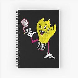 Vulga Bulb Queens Of The Stone Age Spiral Notebook