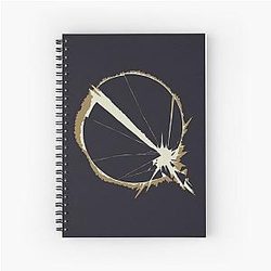 Queens of the Stone Age Villain Logo Spiral Notebook