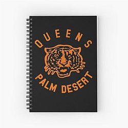Queens of the Stone Age Palm Desert - Queen of the Stone Age Spiral Notebook