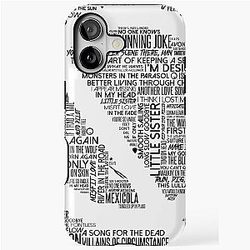Queens of the Stone Age Song Titles in Q iPhone Case