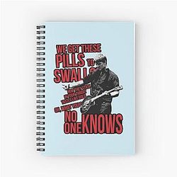 No One Knows - Queens of the Stone Age Spiral Notebook