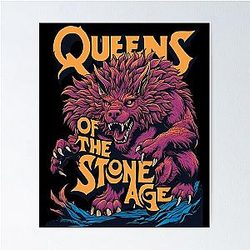 Queens of the Stone Age Monster Fan Art Poster
