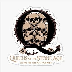 Queens Of The Stone Age Alive In The Catacombs Sticker